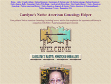 Tablet Screenshot of nativeamericangenealogy.net